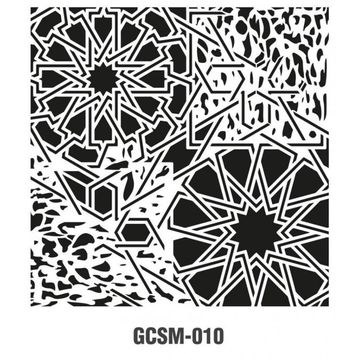 Cadence GCSM-010 25x25 Midi Grunge Stencil
