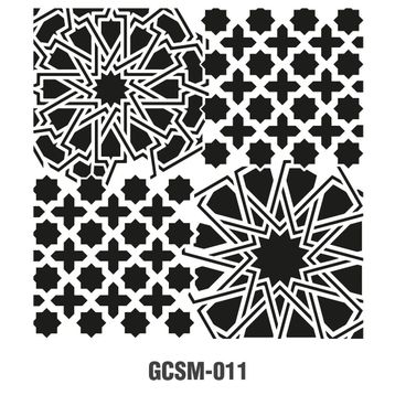 Cadence GCSM-011 25x25 Midi Grunge Stencil