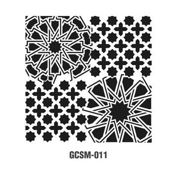 Cadence GCSM-011 25x25 Midi Grunge Stencil