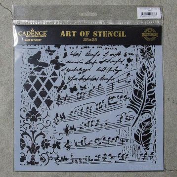 Cadence GCSM-013 25x25 Midi Grunge Stencil