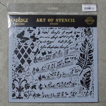 Cadence GCSM-013 25x25 Midi Grunge Stencil