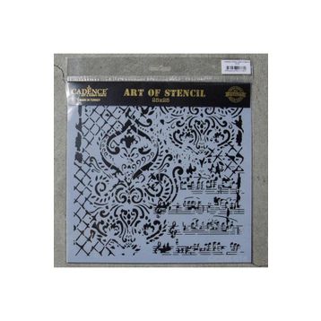 Cadence GCSM-014 Midi Grunge 25x25 cm Stencil