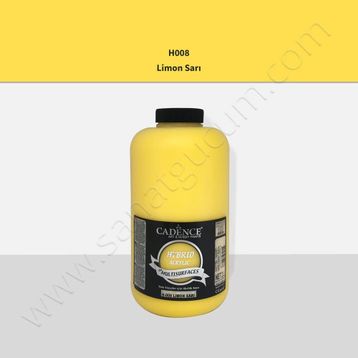 Cadence H008 Limon Sarı 2 lt Hybrid Boya