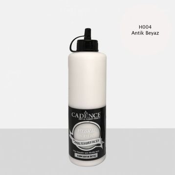 Cadence H04 Antik Beyaz 500 ml Yarı Mat Akrilik Boya