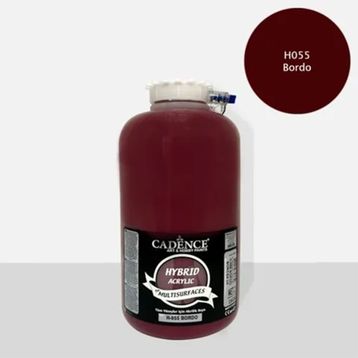 Cadence H055 2000 ml Bordo Multisurface Akrilik Boya