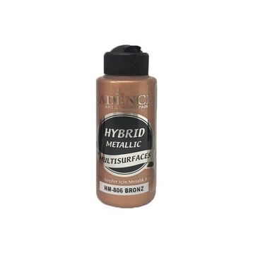 Cadence H806 Bronz Hybrid Metallic For Multisurfaces Tüm Yüzeyler İçin 120 ml Metalik Boya