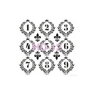 Cadence HD012 Home Dekor 45x45 cm Stencil