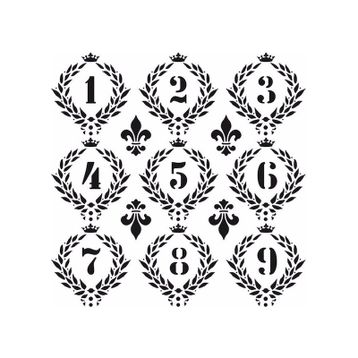 Cadence HD012 Home Dekor 45x45 cm Stencil