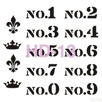 Cadence HD013 Home Dekor 45x45 cm Stencil
