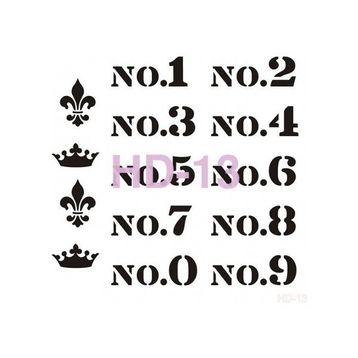 Cadence HD013 Home Dekor 45x45 cm Stencil