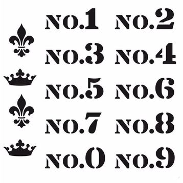 Cadence HD013 Home Dekor 45x45 cm Stencil