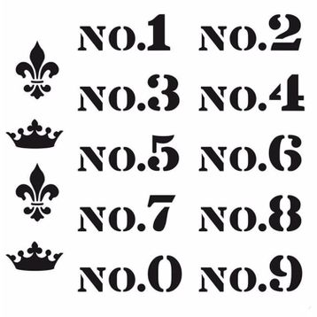 Cadence HD013 Home Dekor 45x45 cm Stencil