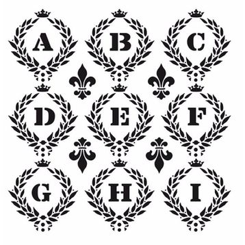 Cadence HD014 Home Dekor 45x45 cm Stencil