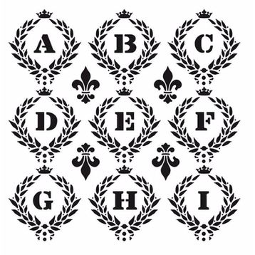 Cadence HD014 Home Dekor 45x45 cm Stencil