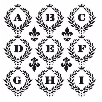 Cadence HD014 Home Dekor 45x45 cm Stencil