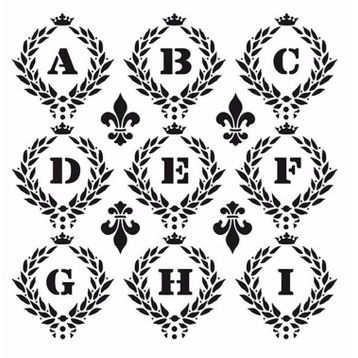 Cadence HD014 Home Dekor 45x45 cm Stencil