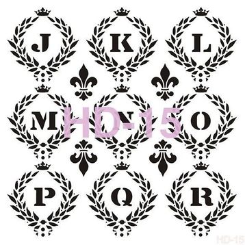 Cadence HD015 Home Dekor 45x45 cm Stencil