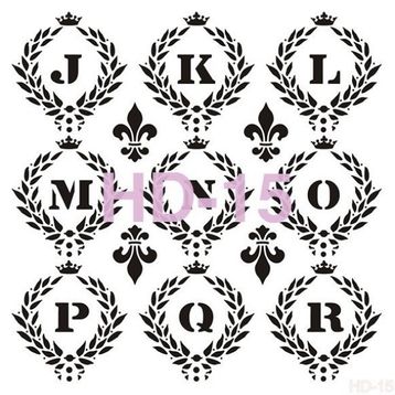 Cadence HD015 Home Dekor 45x45 cm Stencil