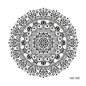 Cadence HD109 Damask Home Dekor Stencil