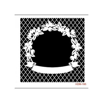 Cadence HDM-195 25x25 cm Stencil Şablon
