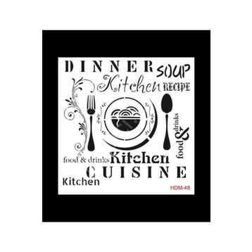 Cadence HDM48 25x25 Home Dekor Stencil