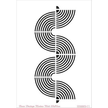 Cadence HHMMR-11 25x36 cm Home Heritage Modern Midi Stencil
