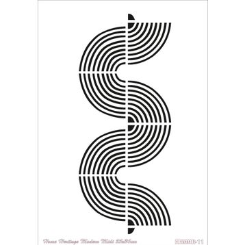 Cadence HHMMR-11 25x36 cm Home Heritage Modern Midi Stencil