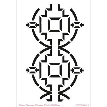 Cadence HHMMR-12 25x36 cm Home Heritage Modern Midi Stencil