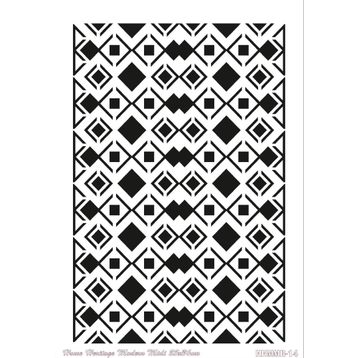 Cadence HHMMR-14 25x36 cm Home Heritage Modern Midi Stencil