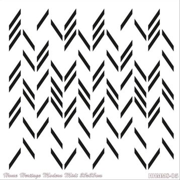 Cadence HHMMS-05 25x25 cm Home Heritage Modern Midi Stencil
