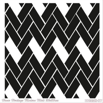 Cadence HHMMS-07 25x25 cm Home Heritage Modern Midi Stencil