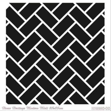 Cadence HHMMS-08 25x25 cm Home Heritage Modern Midi Stencil