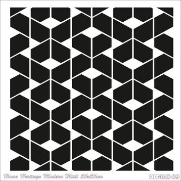 Cadence HHMMS-09 25x25 cm Home Heritage Modern Midi Stencil
