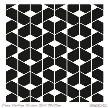 Cadence HHMMS-09 25x25 cm Home Heritage Modern Midi Stencil