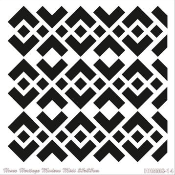 Cadence HHMMS-14 25x25 cm Home Heritage Modern Midi Stencil