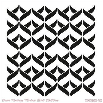Cadence HHMMS-28 25x25 cm Home Heritage Modern Midi Stencil