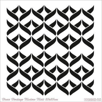 Cadence HHMMS-28 25x25 cm Home Heritage Modern Midi Stencil