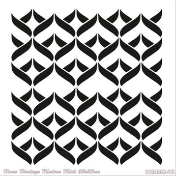 Cadence HHMMS-28 25x25 cm Home Heritage Modern Midi Stencil