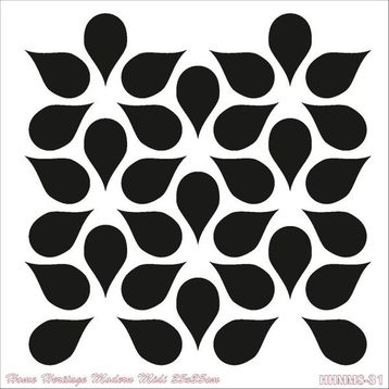 Cadence HHMMS-31 25x25 cm Home Heritage Modern Midi Stencil