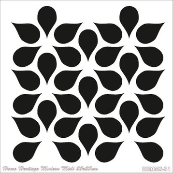 Cadence HHMMS-31 25x25 cm Home Heritage Modern Midi Stencil
