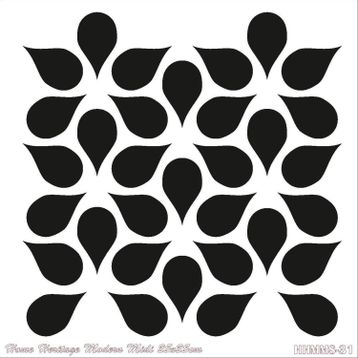 Cadence HHMMS-31 25x25 cm Home Heritage Modern Midi Stencil