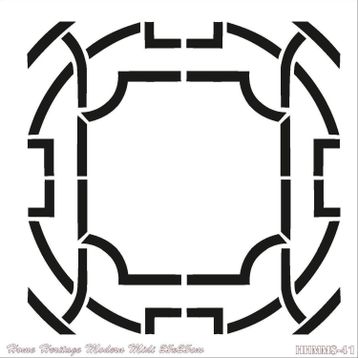 Cadence HHMMS-41 25x25 cm Home Heritage Modern Midi Stencil