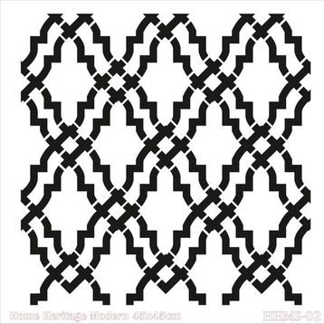 Cadence HHMS-02 45X45 cm Home Heritage Modern Stencil