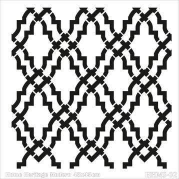 Cadence HHMS-02 45X45 cm Home Heritage Modern Stencil