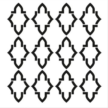 Cadence HHMS-03 45X45 cm Home Heritage Modern Stencil
