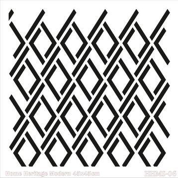 Cadence HHMS-06 45X45 cm Home Heritage Modern Stencil