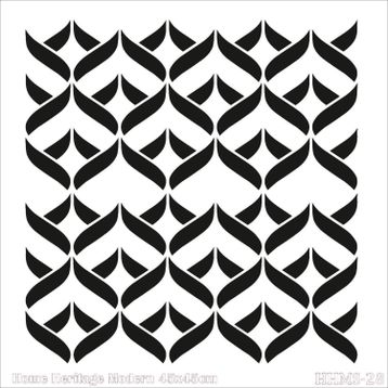 Cadence HHMS-28 45X45 cm Home Heritage Modern Stencil