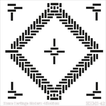 Cadence HHMS-42 45X45 cm Home Heritage Modern Stencil