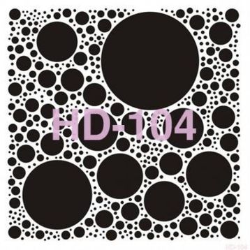 Cadence Home Decor HD-104 Stencil 45x45 cm Boyama Şablonu