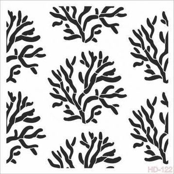 Cadence Home Decor HD-122 Stencil 45x45 cm Boyama Şablonu